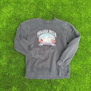 Niagara Falls Canada Gray Sweater